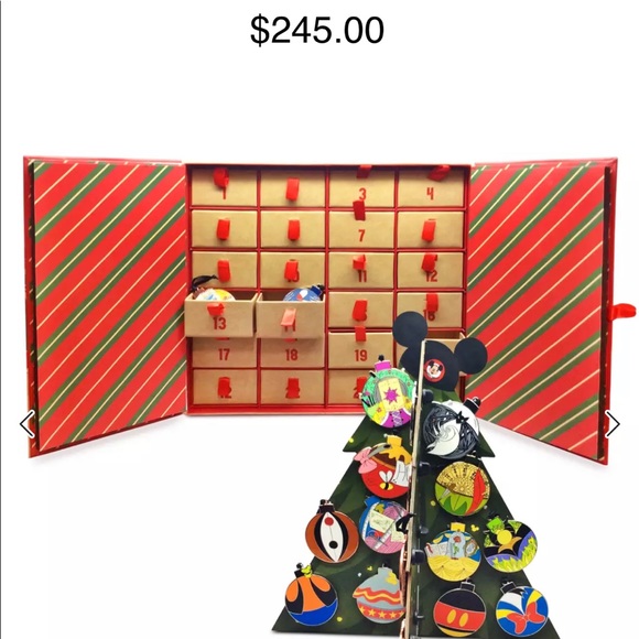 World of Disney Holiday Countdown Calendar Pin Set 2020 Limited Release NEW - Picture 6 of 8